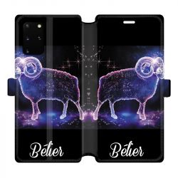 Housse cuir portefeuille pour Samsung Galaxy S20 Plus signe zodiaque 2 Bélier