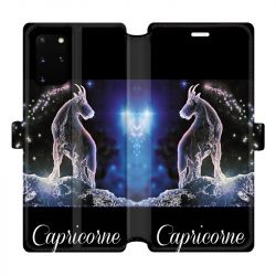Housse cuir portefeuille pour Samsung Galaxy S20 Plus signe zodiaque 2 Capricorne