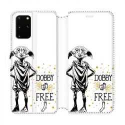 Housse cuir portefeuille pour Samsung Galaxy S20 Plus WB License harry potter dobby Free B