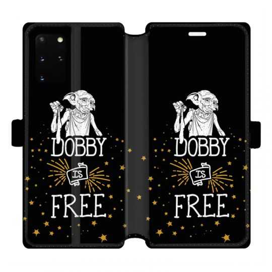Housse cuir portefeuille pour Samsung Galaxy S20 Plus WB License harry potter dobby Free N