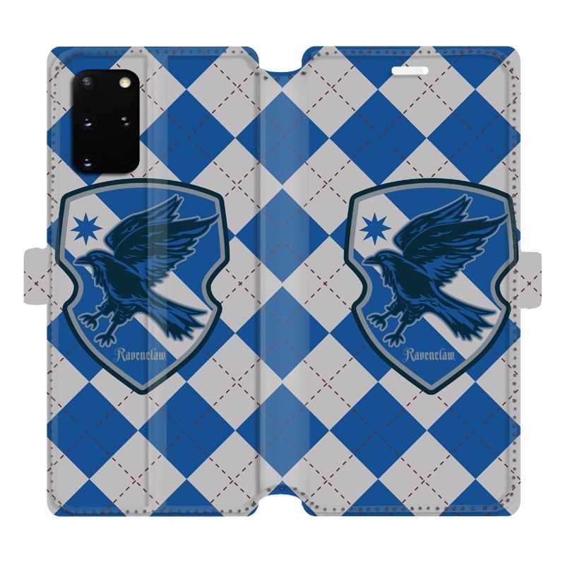 Housse cuir portefeuille pour Samsung Galaxy S20 Plus WB License harry potter ecole Ravenclaw