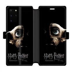 Housse cuir portefeuille pour Samsung Galaxy S20 Plus WB License harry potter Hollows Dobby