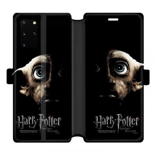Housse cuir portefeuille pour Samsung Galaxy S20 Plus WB License harry potter Hollows Dobby