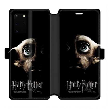 Housse cuir portefeuille pour Samsung Galaxy S20 Plus WB License harry potter Hollows Dobby