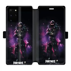 Housse cuir portefeuille pour Samsung Galaxy S20 Plus Fortnite Raven