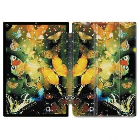 Housse Smart Cover pour Ipad Air 3 / Pro 10.5 Papillon Jaune