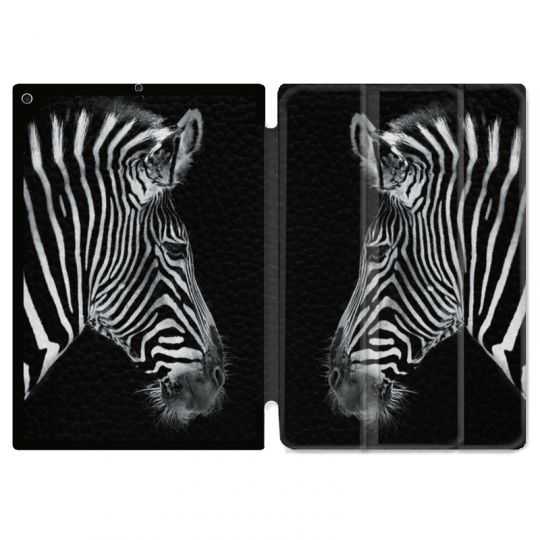 Housse Smart Cover pour Ipad Air 3 / Pro 10.5 Savane Zebra