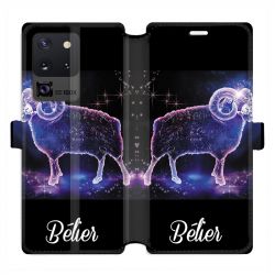 Housse cuir portefeuille pour Samsung Galaxy S20 Ultra signe zodiaque 2 Bélier