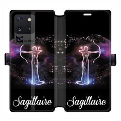 Housse cuir portefeuille pour Samsung Galaxy S20 Ultra signe zodiaque 2 Sagittaire
