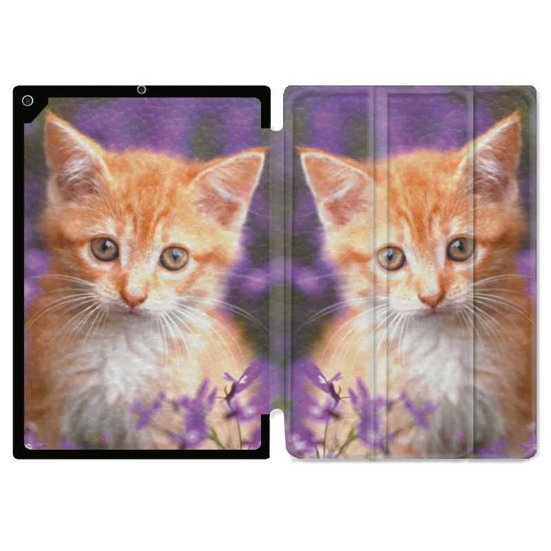 Housse Smart Cover pour Ipad 9.7 (NO VERSION PRO) Chat Violet