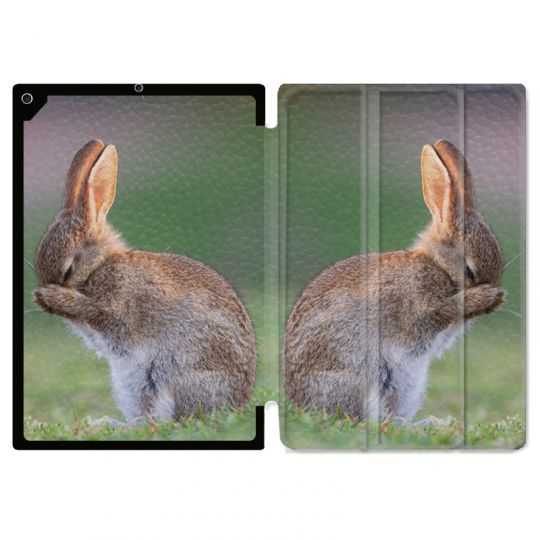 Housse Smart Cover pour Ipad 9.7 (NO VERSION PRO) Lapin Marron