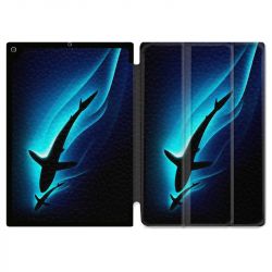 Housse Smart Cover pour Ipad 9.7 (NO VERSION PRO) Requin Noir