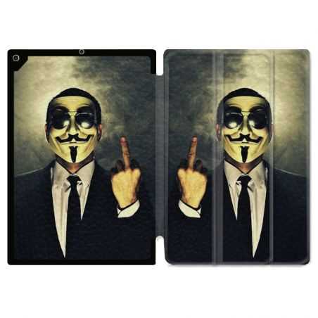 Housse Smart Cover pour Ipad 9.7 (NO VERSION PRO) Anonymous Doigt