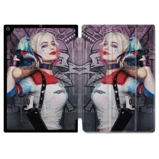 Housse Smart Cover pour Ipad 9.7 (NO VERSION PRO) Harley Quinn Batte