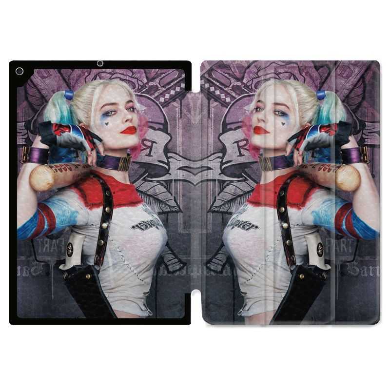 Housse Smart Cover pour Ipad 9.7 (NO VERSION PRO) Harley Quinn Batte