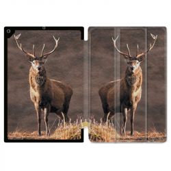 Housse Smart Cover pour Ipad 9.7 (NO VERSION PRO) Chasse Chevreuil Blanc