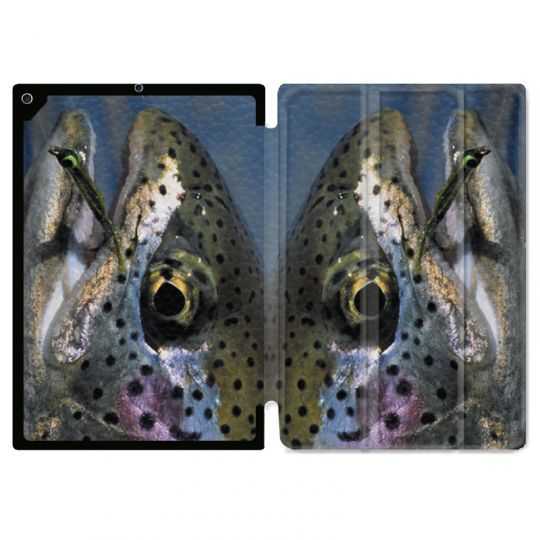 Housse Smart Cover pour Ipad 9.7 (NO VERSION PRO) Peche Truite