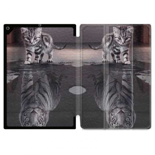 Housse Smart Cover pour Ipad 9.7 (NO VERSION PRO) Chat Reflet
