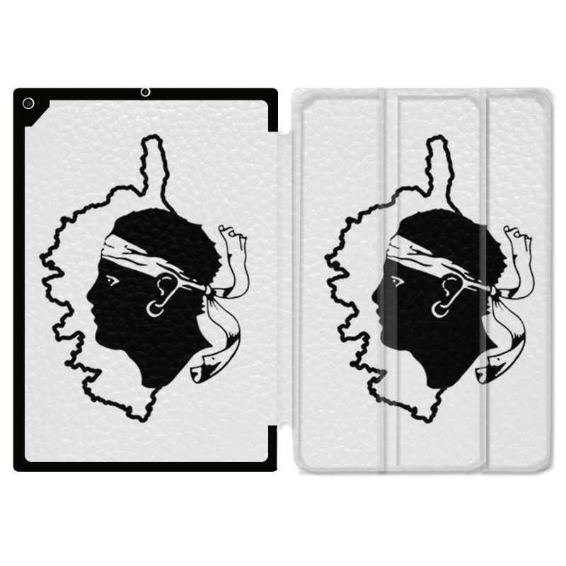 Housse Smart Cover pour Ipad 9.7 (NO VERSION PRO) Corse Blanc