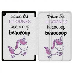 Housse Smart Cover pour Ipad 9.7 (NO VERSION PRO) Decale Licornes