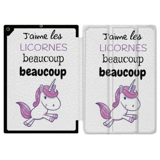 Housse Smart Cover pour Ipad 9.7 (NO VERSION PRO) Decale Licornes