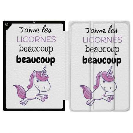 Housse Smart Cover pour Ipad 9.7 (NO VERSION PRO) Decale Licornes