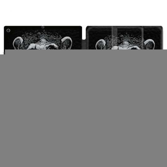 Housse Smart Cover pour Ipad 9.7 (NO VERSION PRO) Decale Singe Mafia