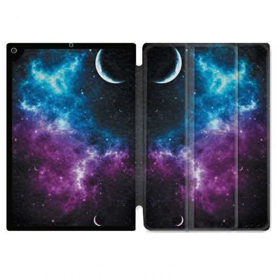 Housse Smart Cover pour Ipad 9.7 (NO VERSION PRO) Univers Bleu Violet