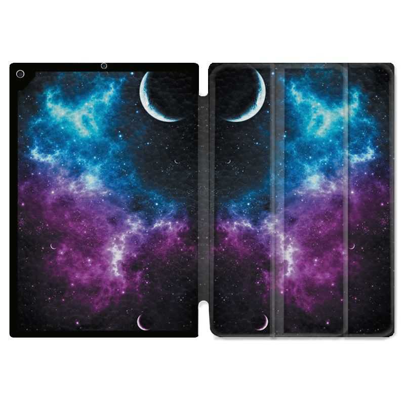 Housse Smart Cover pour Ipad 9.7 (NO VERSION PRO) Univers Bleu Violet
