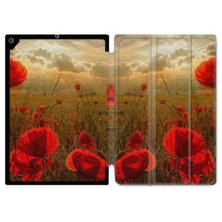 Housse Smart Cover pour Ipad 9.7 (NO VERSION PRO) Fleur Housse Smart Coverlicot