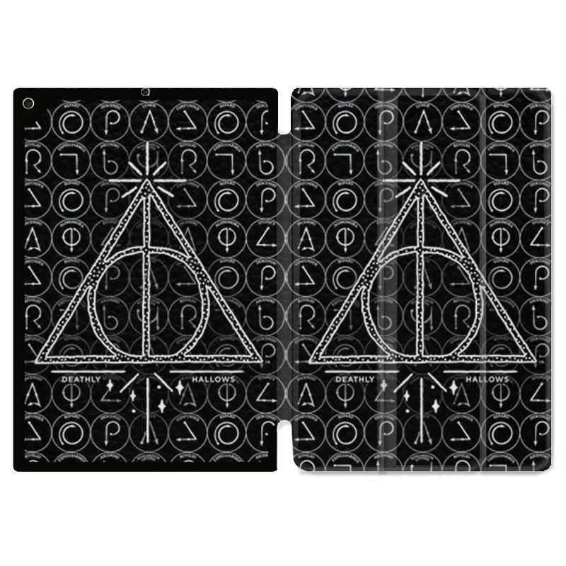 Housse Smart Cover pour Ipad 9.7 (NO VERSION PRO) WB License Harry Potter Triangle noir