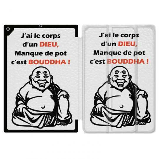 Housse Smart Cover pour Ipad 9.7 (NO VERSION PRO) Humour Bouddha