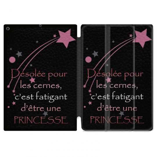Housse Smart Cover pour Ipad 9.7 (NO VERSION PRO) Humour Princesse