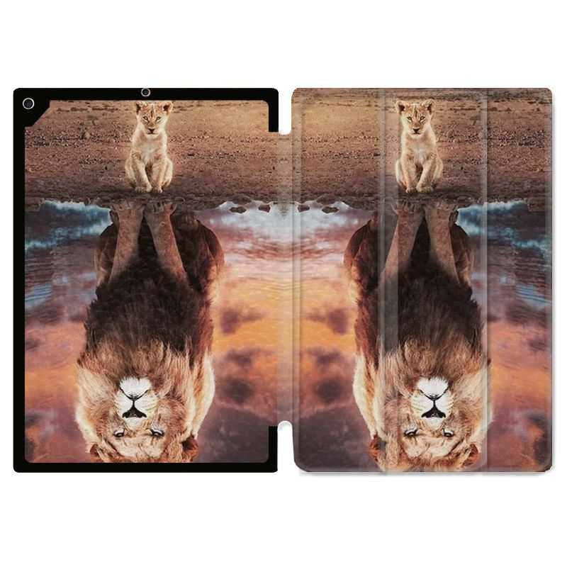 Housse Smart Cover pour Ipad 9.7 (NO VERSION PRO) Lion Reflet