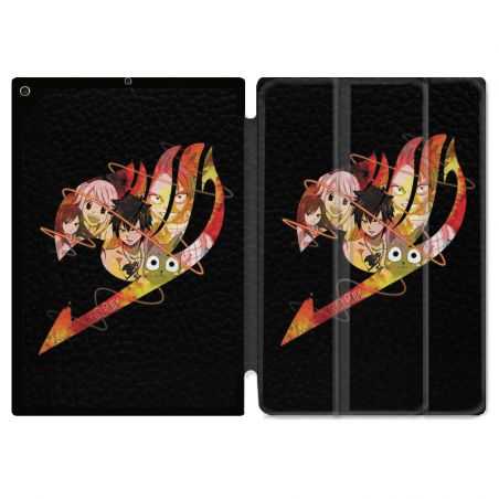 Housse Smart Cover pour Ipad 9.7 (NO VERSION PRO) Manga Fairy Tail Logo Noir