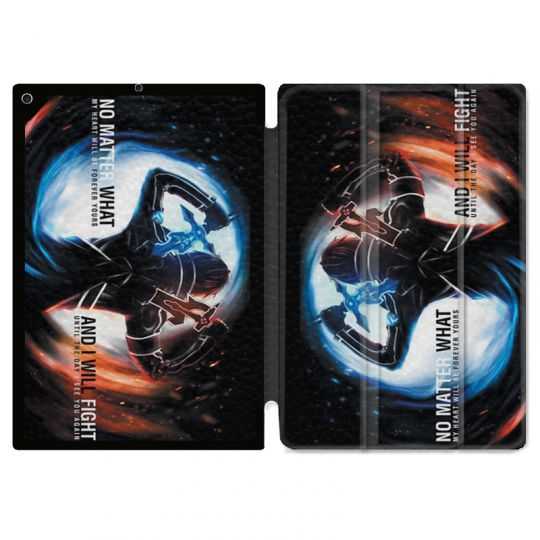 Housse Smart Cover pour Ipad 9.7 (NO VERSION PRO) Manga SAO sword Art Online Fight