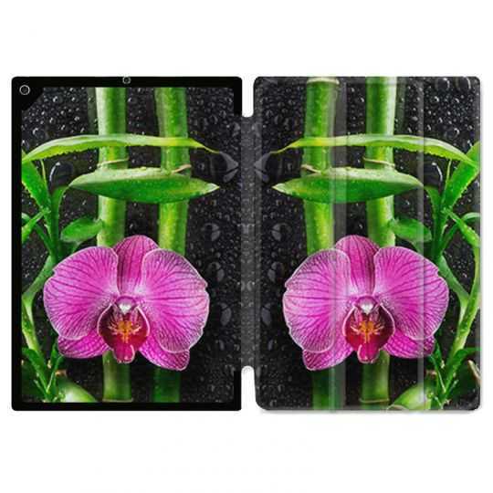Housse Smart Cover pour Ipad 9.7 (NO VERSION PRO) Orchidee Bambou