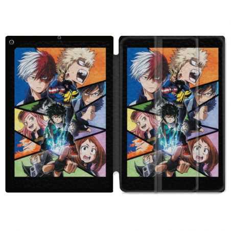 Housse Smart Cover pour Ipad 9.7 (NO VERSION PRO) Manga My Hero Academia Noir