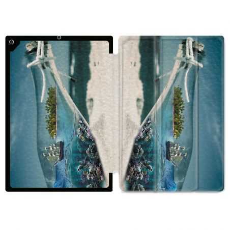 Housse Smart Cover pour Ipad 9.7 (NO VERSION PRO) Mer Bouteille