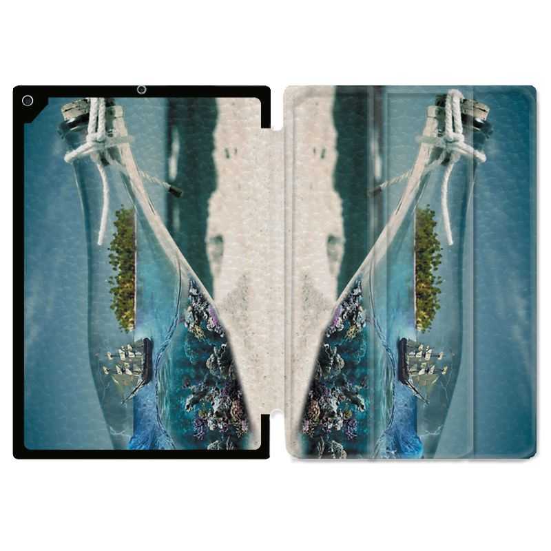 Housse Smart Cover pour Ipad 9.7 (NO VERSION PRO) Mer Bouteille