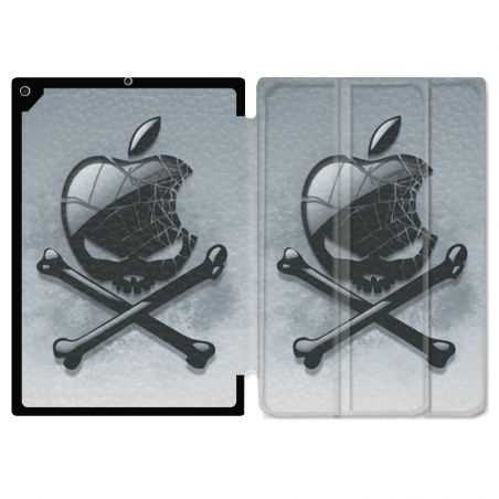 Housse Smart Cover pour Ipad 9.7 (NO VERSION PRO) Pomme Tete Mort
