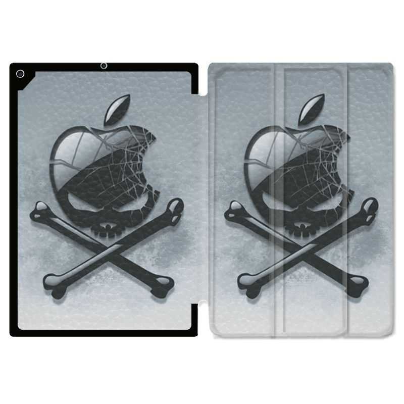 Housse Smart Cover pour Ipad 9.7 (NO VERSION PRO) Pomme Tete Mort