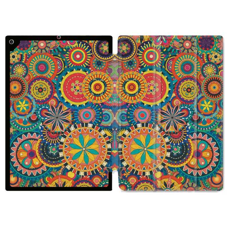 Housse Smart Cover pour Ipad 9.7 (NO VERSION PRO) Psychedelic Roue