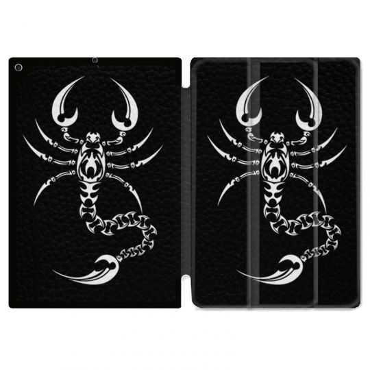 Housse Smart Cover pour Ipad 9.7 (NO VERSION PRO) Scorpion Noir