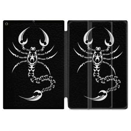 Housse Smart Cover pour Ipad 9.7 (NO VERSION PRO) Scorpion Noir