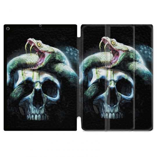 Housse Smart Cover pour Ipad 9.7 (NO VERSION PRO) serpent Crane