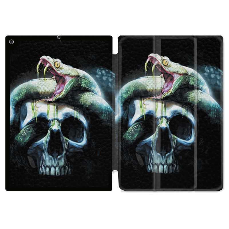 Housse Smart Cover pour Ipad 9.7 (NO VERSION PRO) serpent Crane