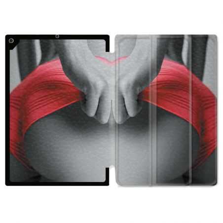 Housse Smart Cover pour Ipad 9.7 (NO VERSION PRO) Sexy Tanga Rouge