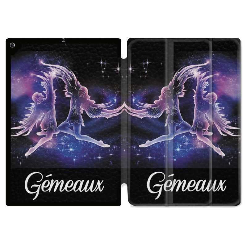 Housse Smart Cover pour Ipad 9.7 (NO VERSION PRO) Signe Zodiaque 2 Gémeaux