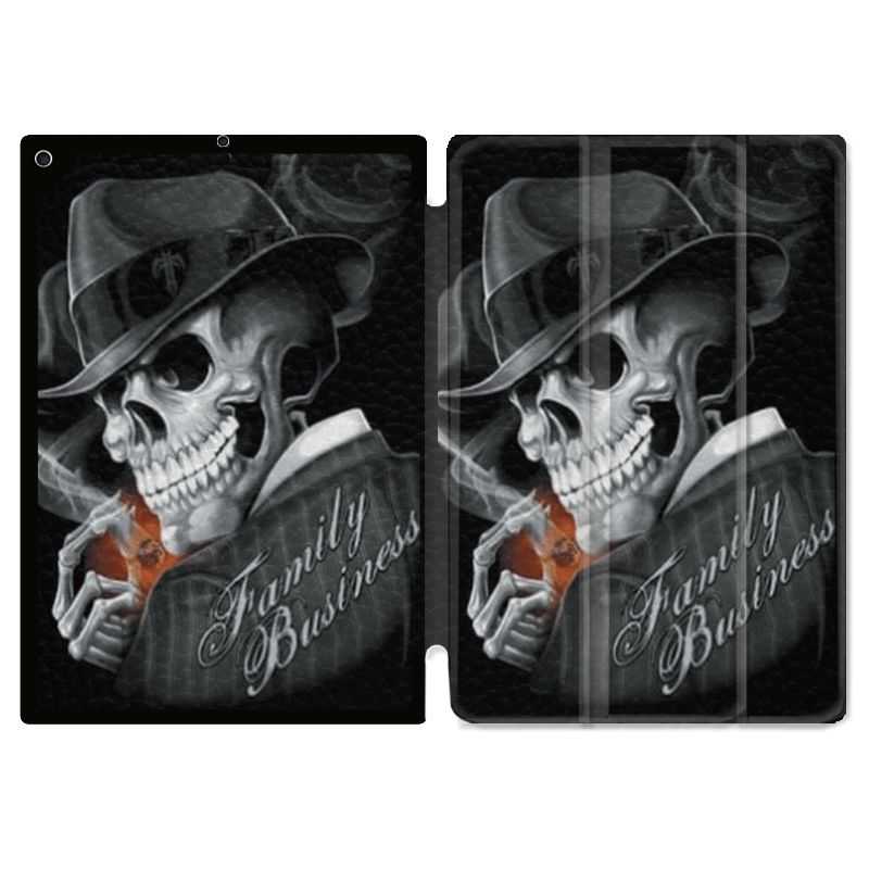 Housse Smart Cover pour Ipad 9.7 (NO VERSION PRO) Tete de Mort family business